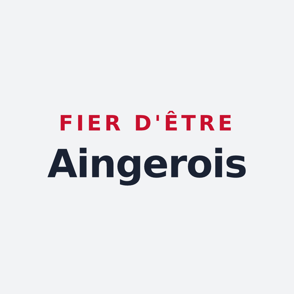 Poster « Fier d'être Aingerois » — design pour Aingeray