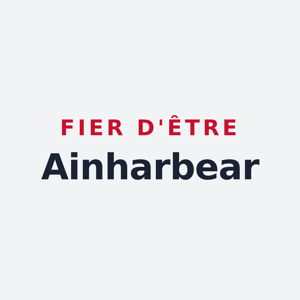 Poster « Fier d'être Ainharbear » — design pour Ainharp