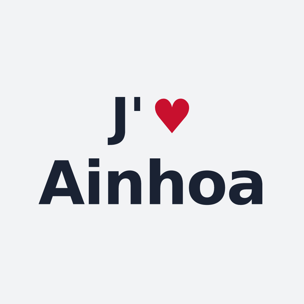 Poster personnalisé Ainhoa — design J'aime Ainhoa