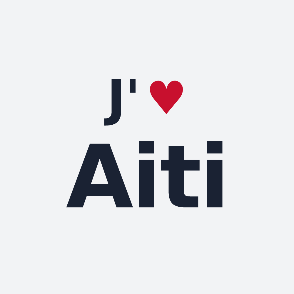 Poster personnalisé Aiti — design J'aime Aiti