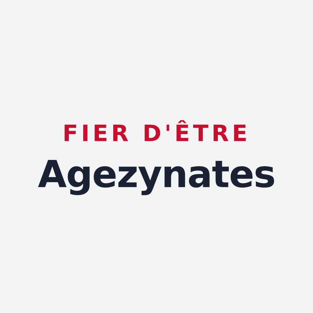 Poster « Fier d'être Agezynates » — design pour Aizenay