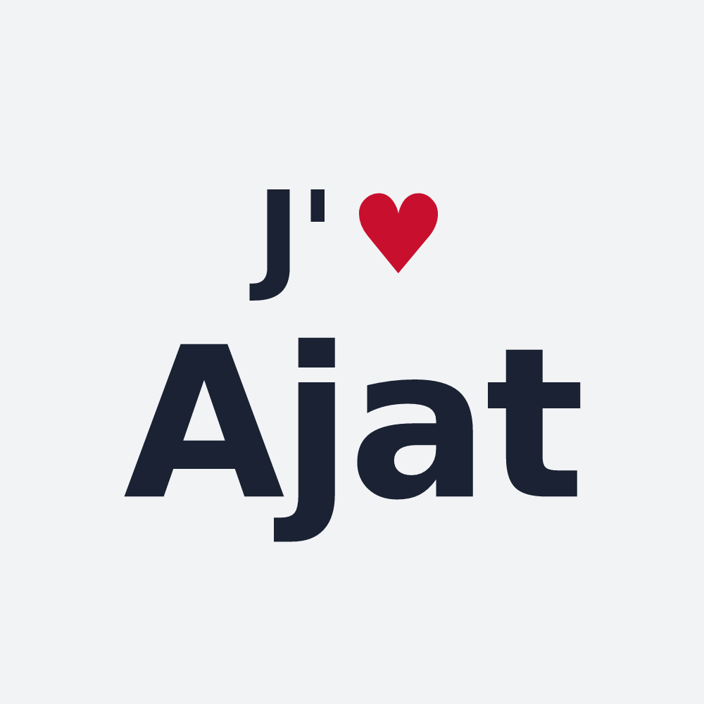 Poster personnalisé Ajat — design J'aime Ajat