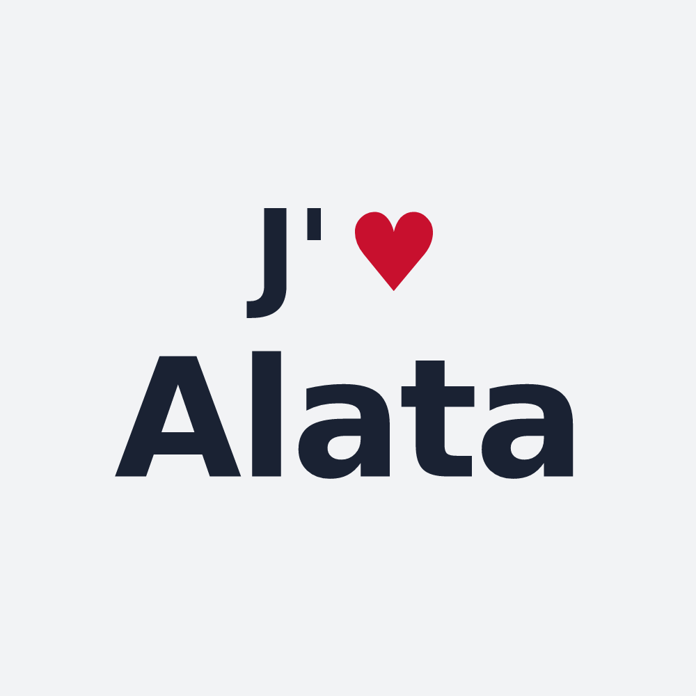 Poster personnalisé Alata — design J'aime Alata