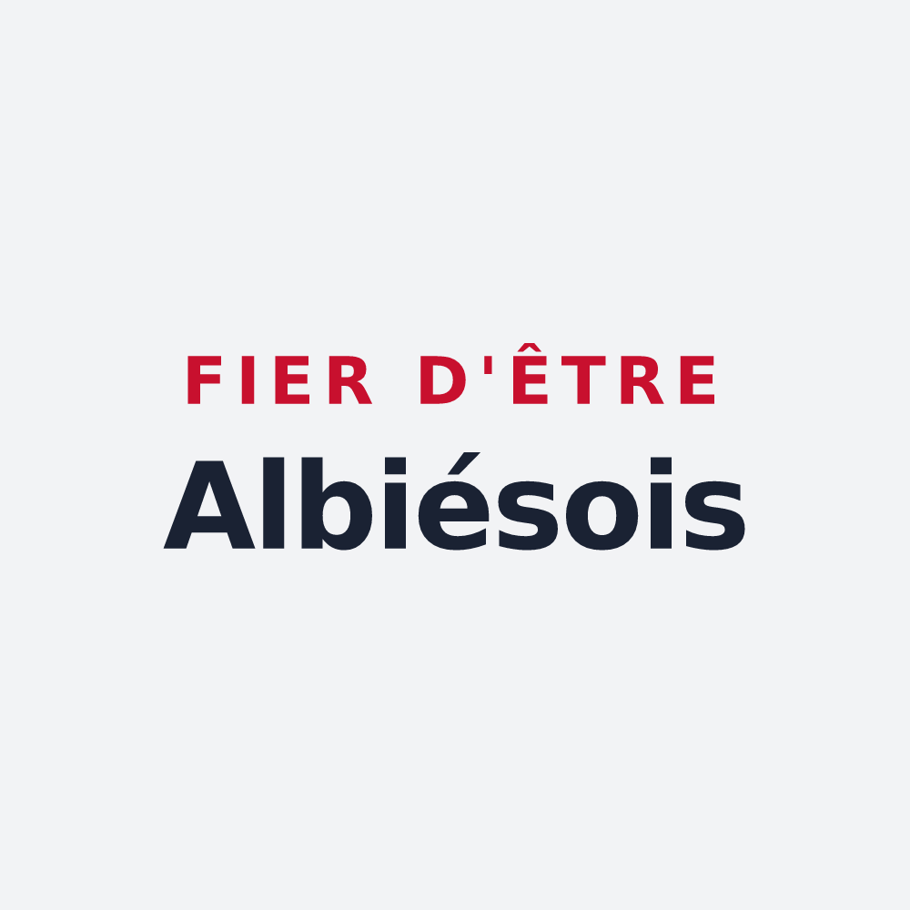 Poster « Fier d'être Albiésois » — design pour Albiès