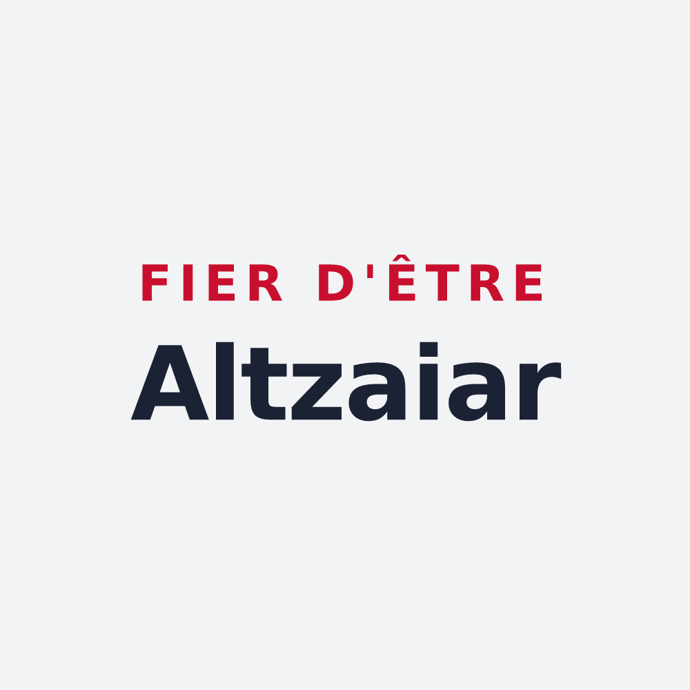 Poster « Fier d'être Altzaiar » — design pour Alçay-Alçabéhéty-Sunharette