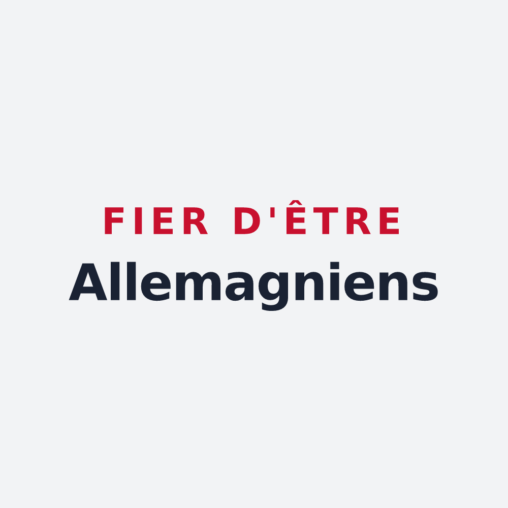 Poster « Fier d'être Allemagniens » — design pour Allemagne-en-Provence