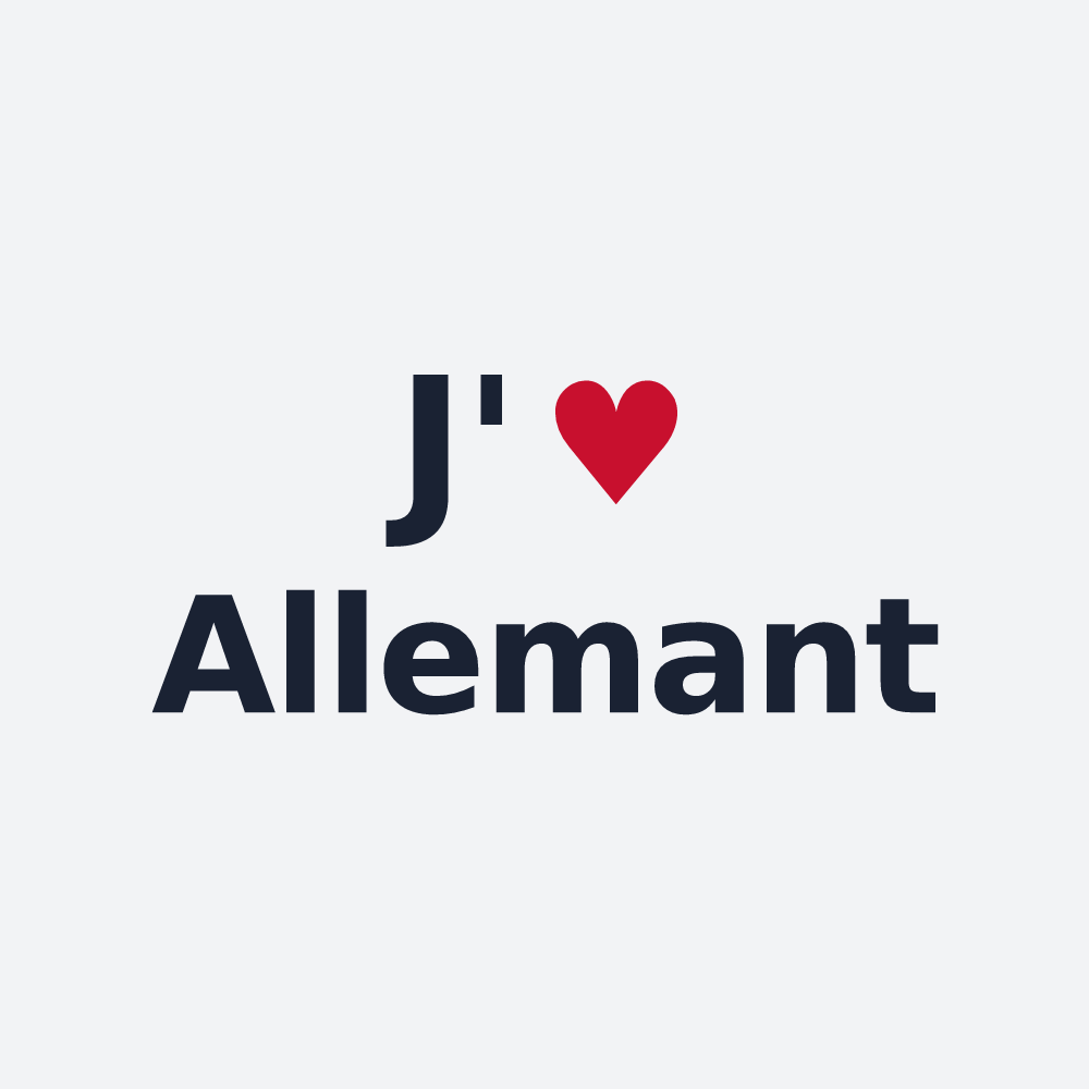 Poster personnalisé Allemant — design J'aime Allemant