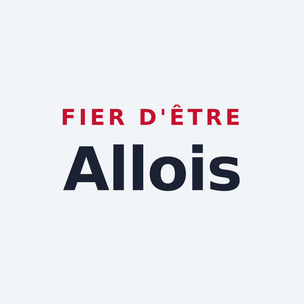 Poster « Fier d'être Allois » — design pour Alles-sur-Dordogne