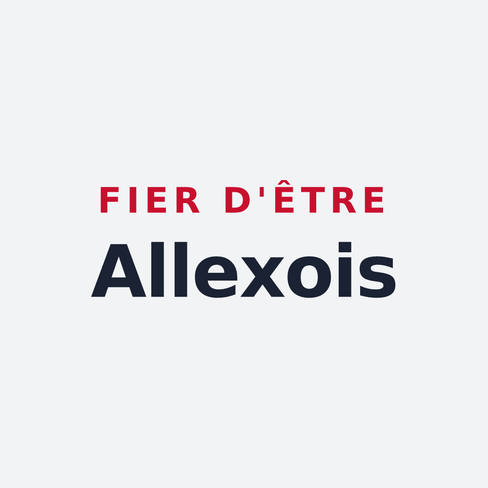 Poster « Fier d'être Allexois » — design pour Allex