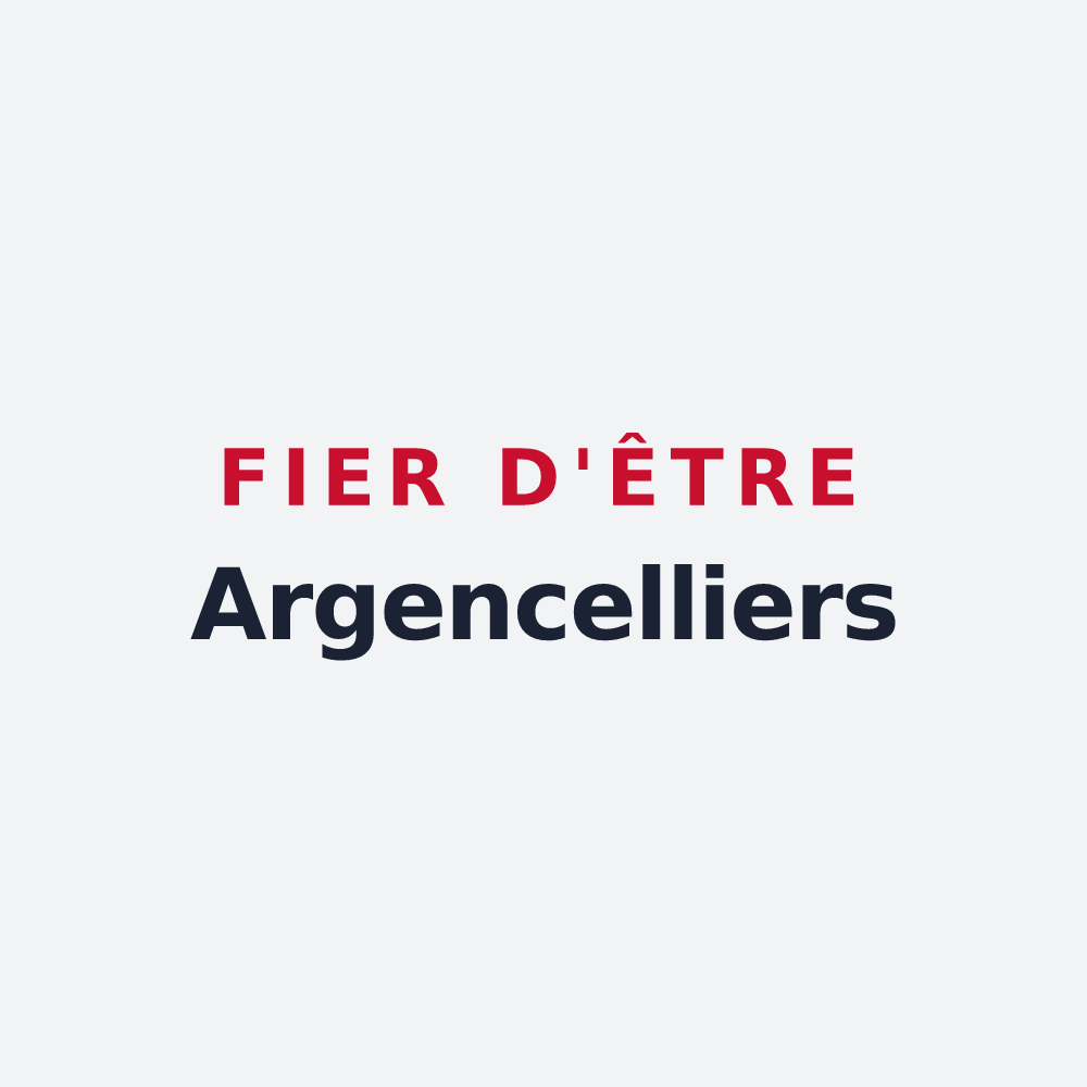 Poster « Fier d'être Argencelliers » — design pour Alliancelles