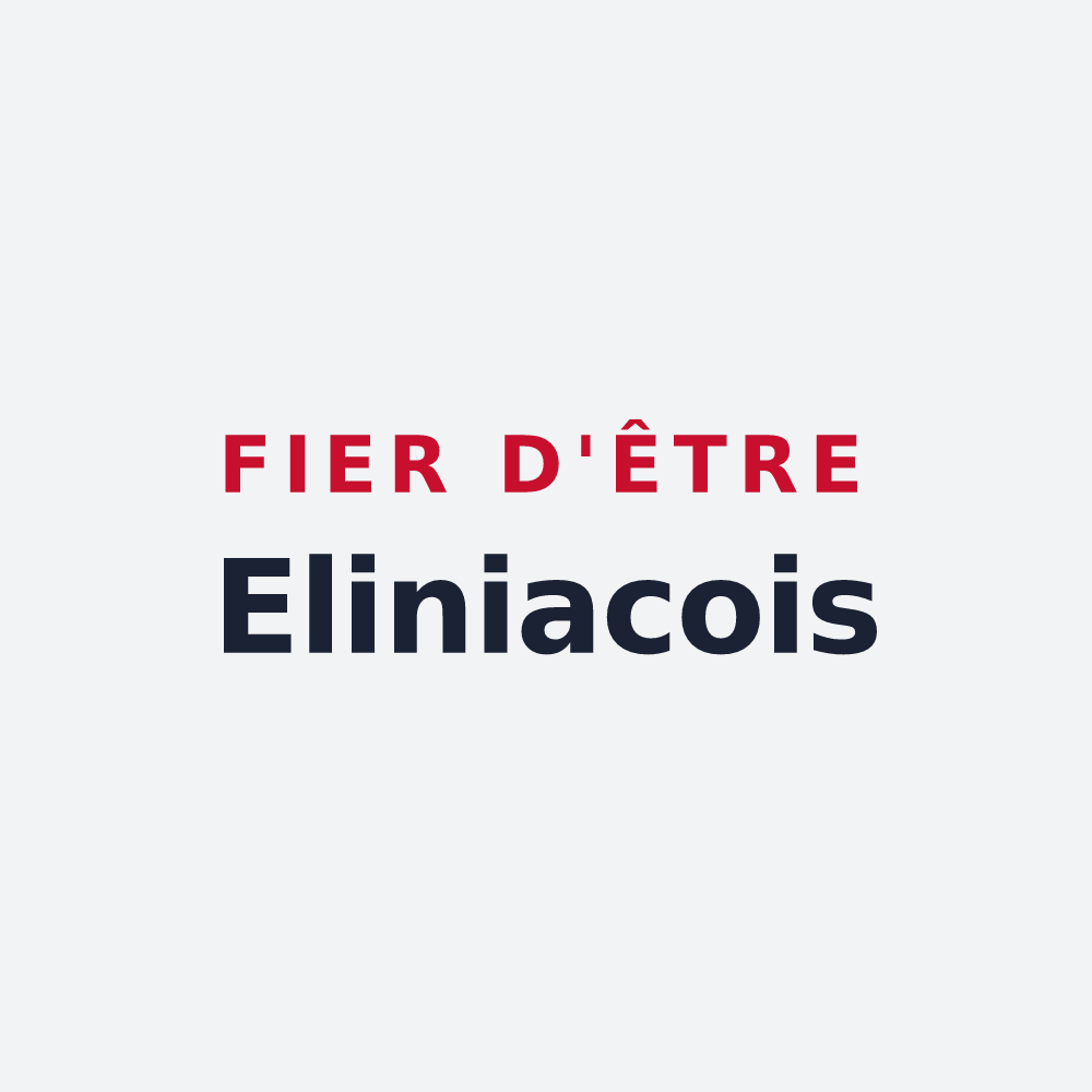 Poster « Fier d'être Eliniacois » — design pour Alligny-Cosne