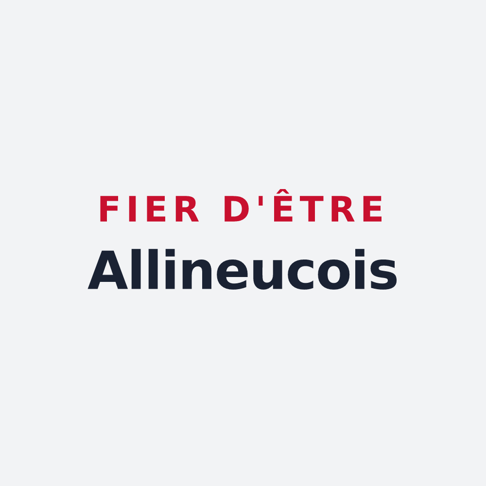 Poster « Fier d'être Allineucois » — design pour Allineuc