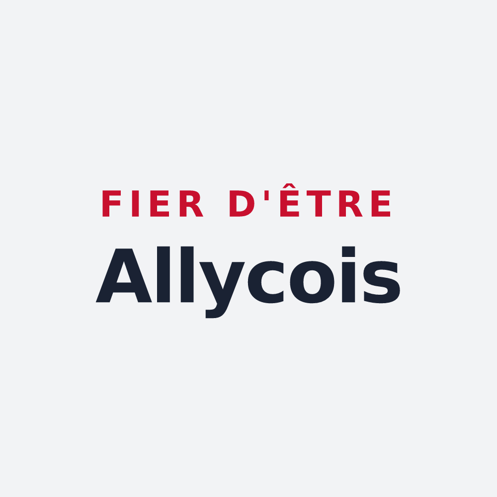 Poster « Fier d'être Allycois » — design pour Ally