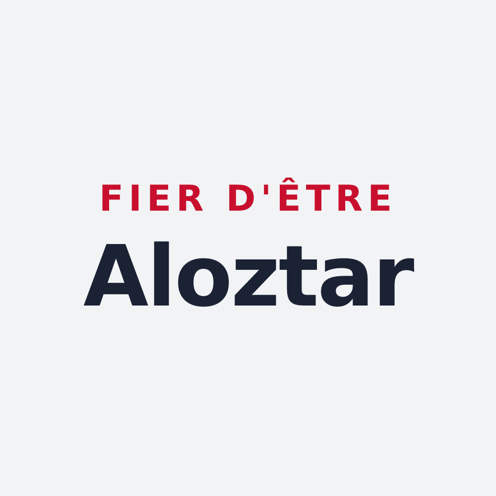 Poster « Fier d'être Aloztar » — design pour Alos-Sibas-Abense