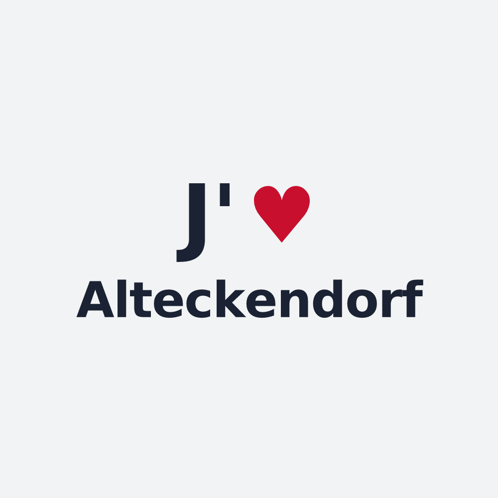 Poster personnalisé Alteckendorf — design J'aime Alteckendorf