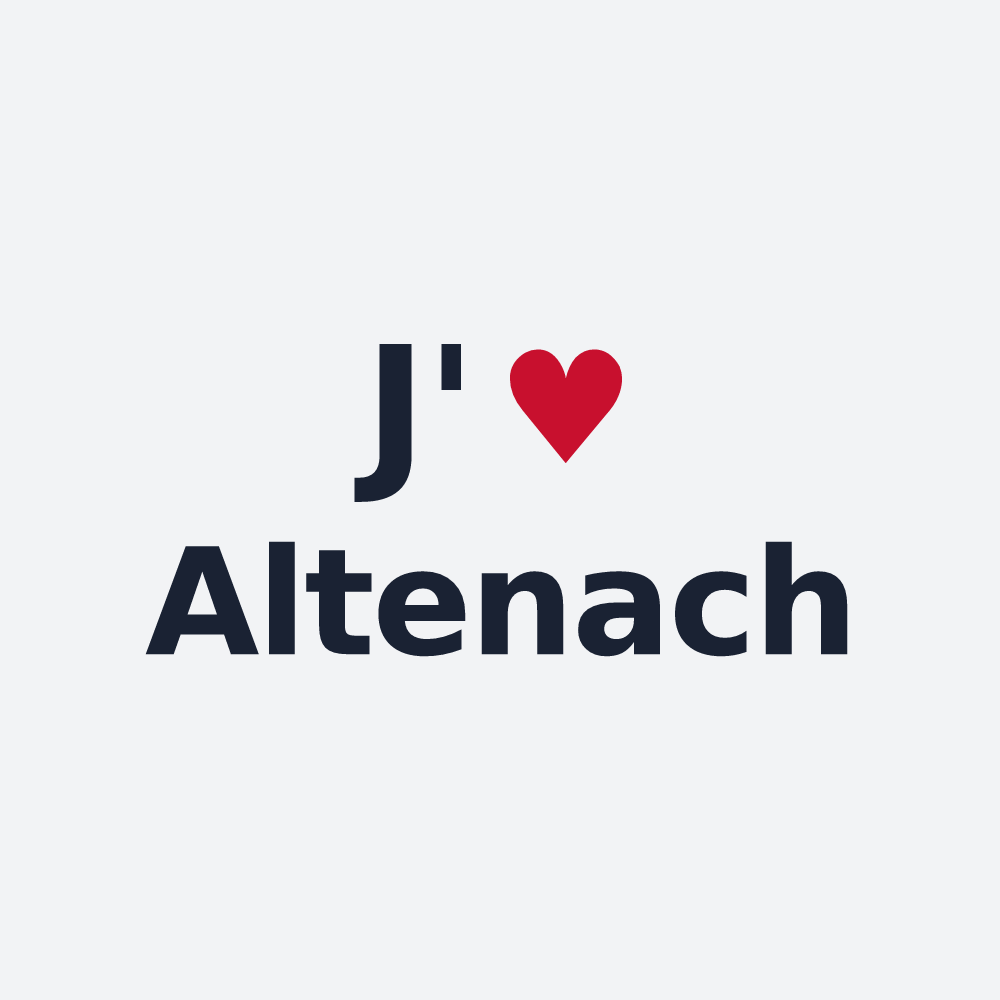 Poster personnalisé Altenach — design J'aime Altenach