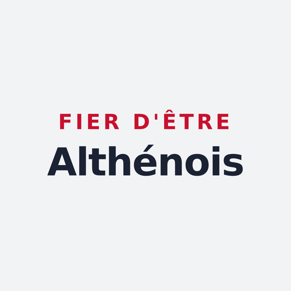 Poster « Fier d'être Althénois » — design pour Althen-des-Paluds