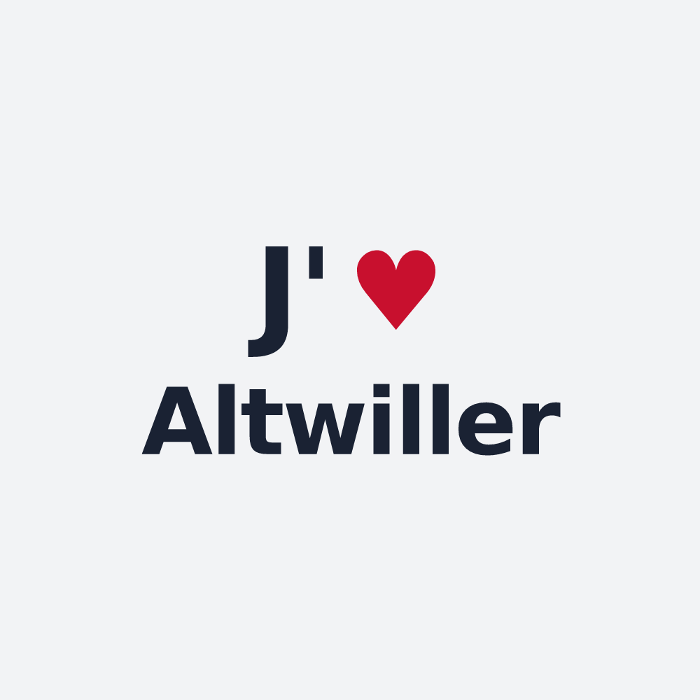 Poster personnalisé Altwiller — design J'aime Altwiller