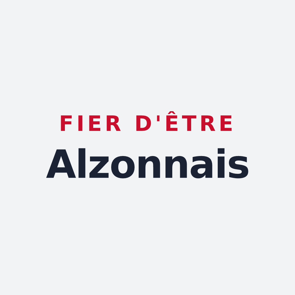 Poster « Fier d'être Alzonnais » — design pour Alzonne
