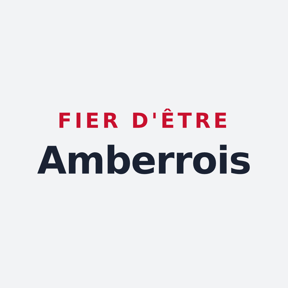 Poster « Fier d'être Amberrois » — design pour Amberre
