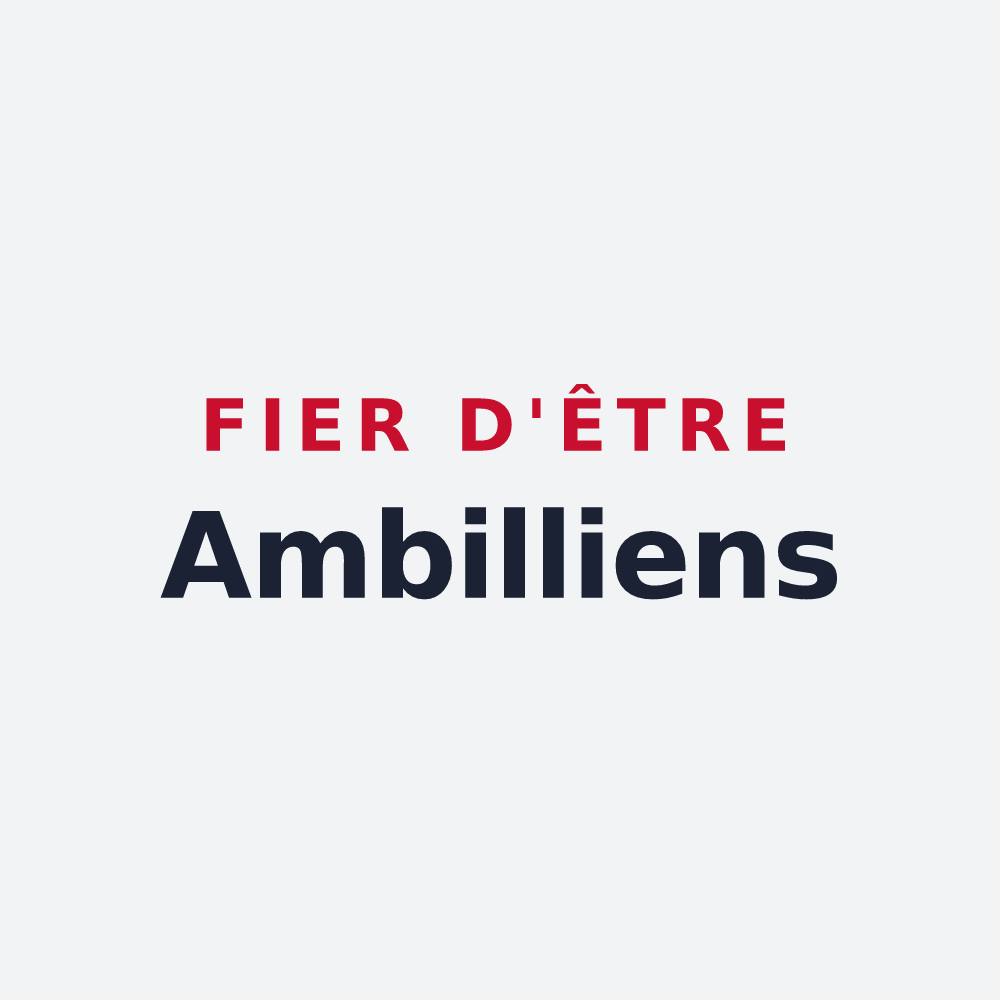 Poster « Fier d'être Ambilliens » — design pour Ambilly