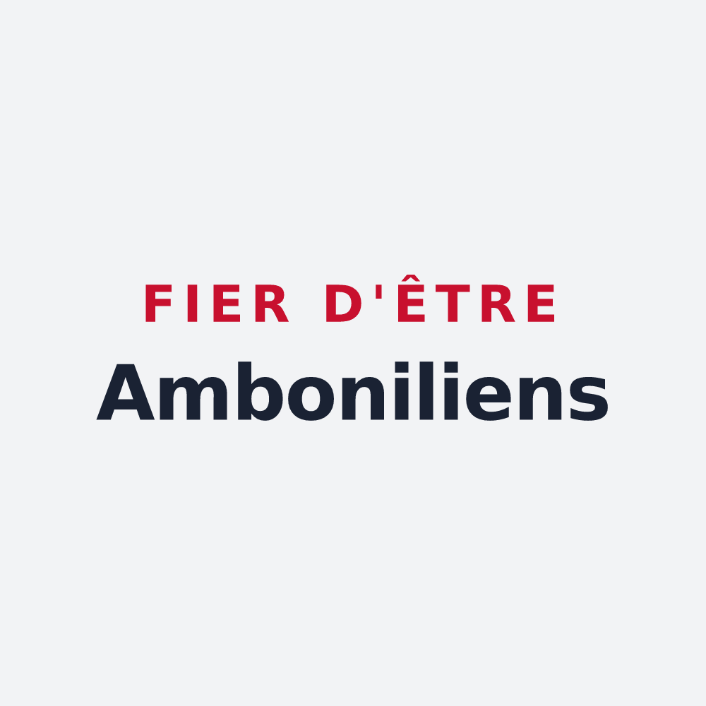Poster « Fier d'être Amboniliens » — design pour Ambonil
