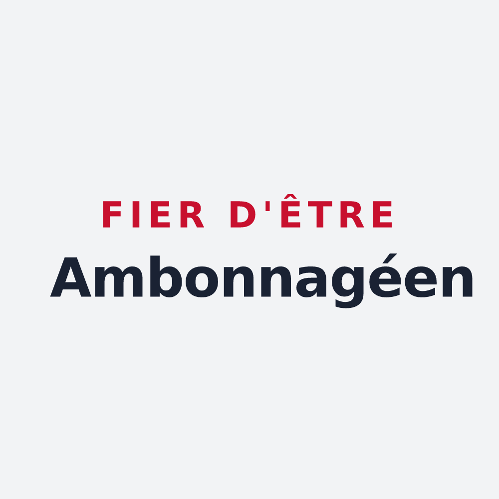 Poster « Fier d'être Ambonnagéen » — design pour Ambonnay