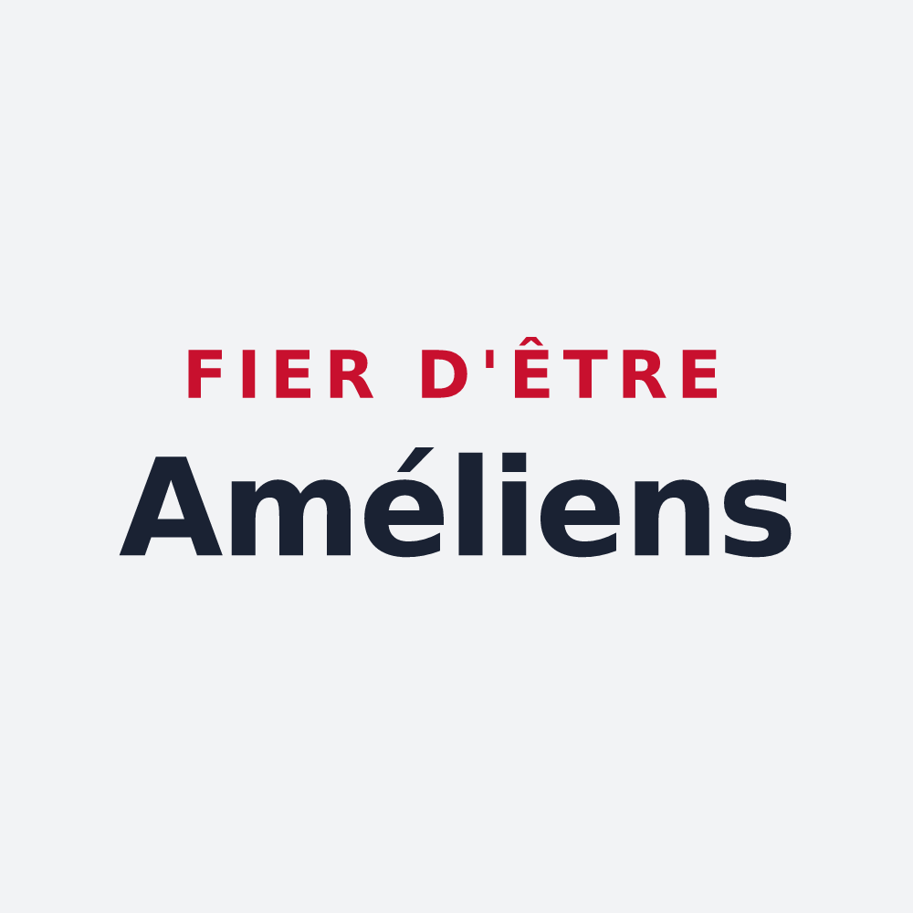 Poster « Fier d'être Améliens » — design pour Amélie-les-Bains-Palalda