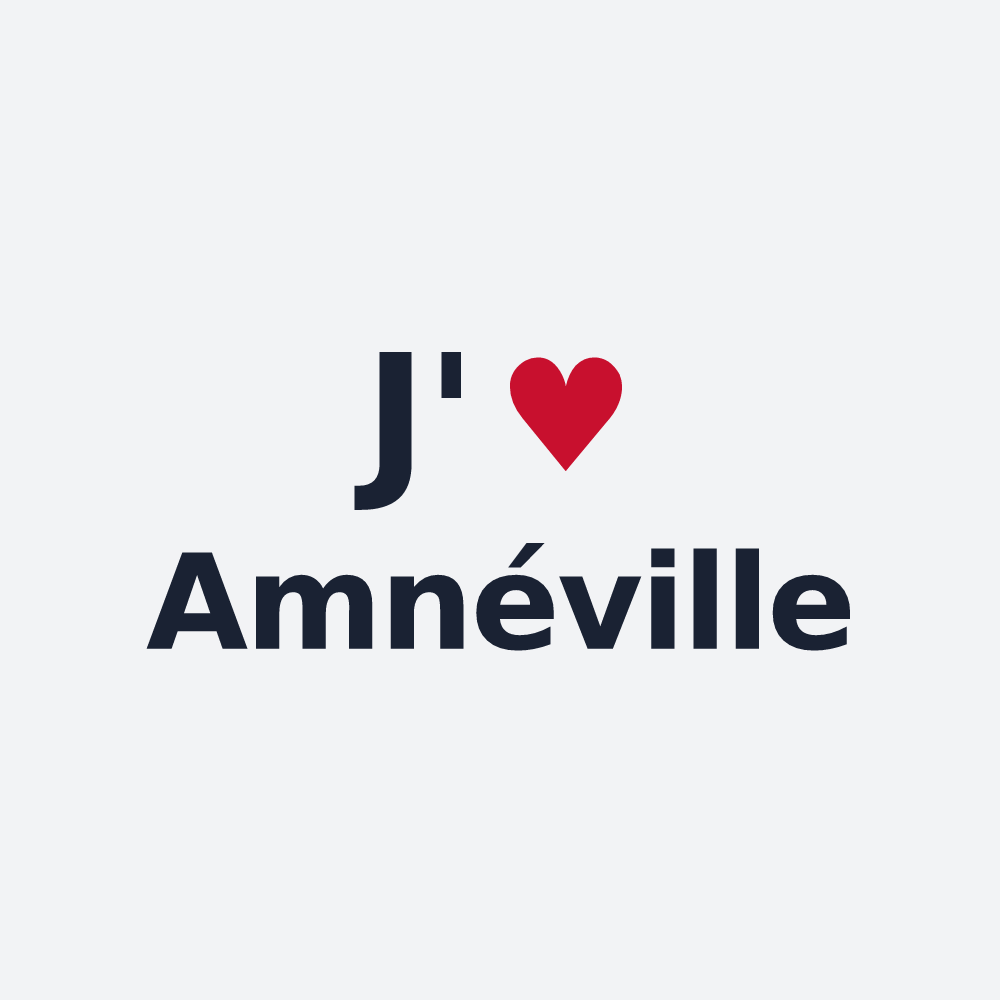 Poster personnalisé Amnéville — design J'aime Amnéville