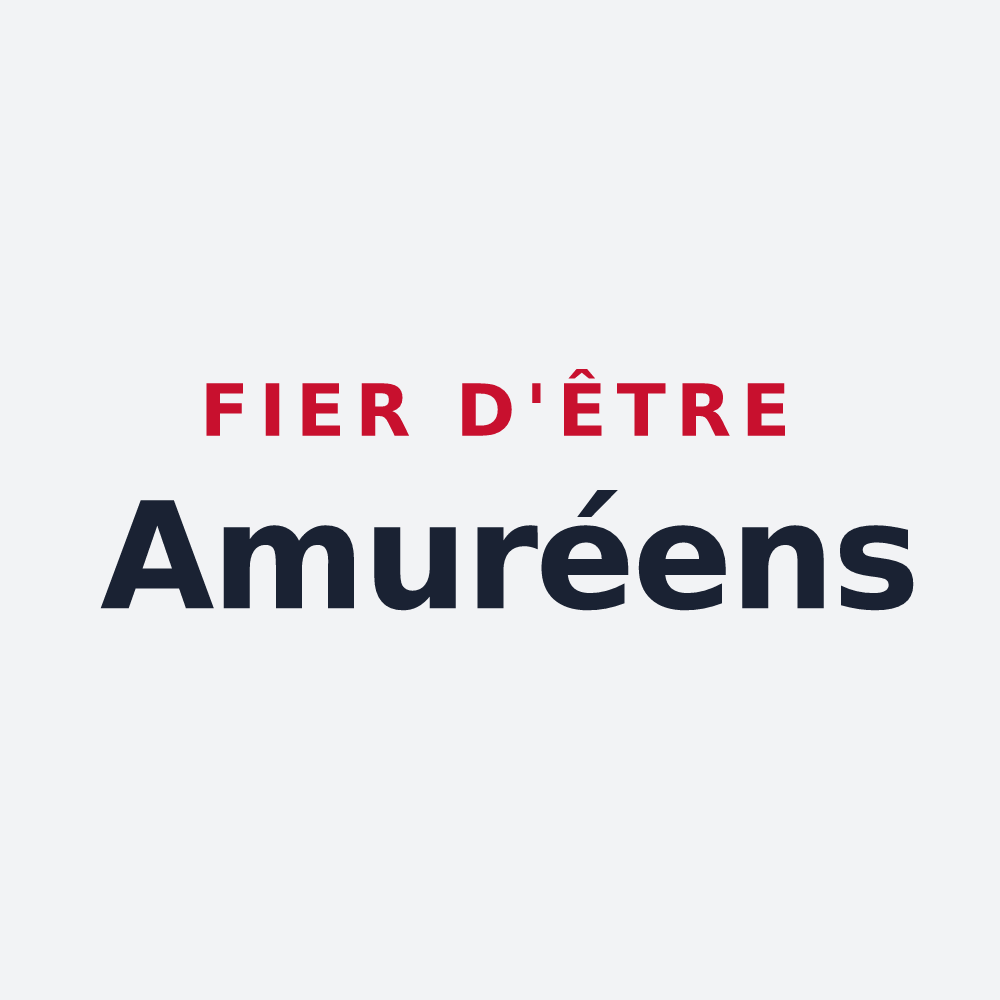 Poster « Fier d'être Amuréens » — design pour Amuré