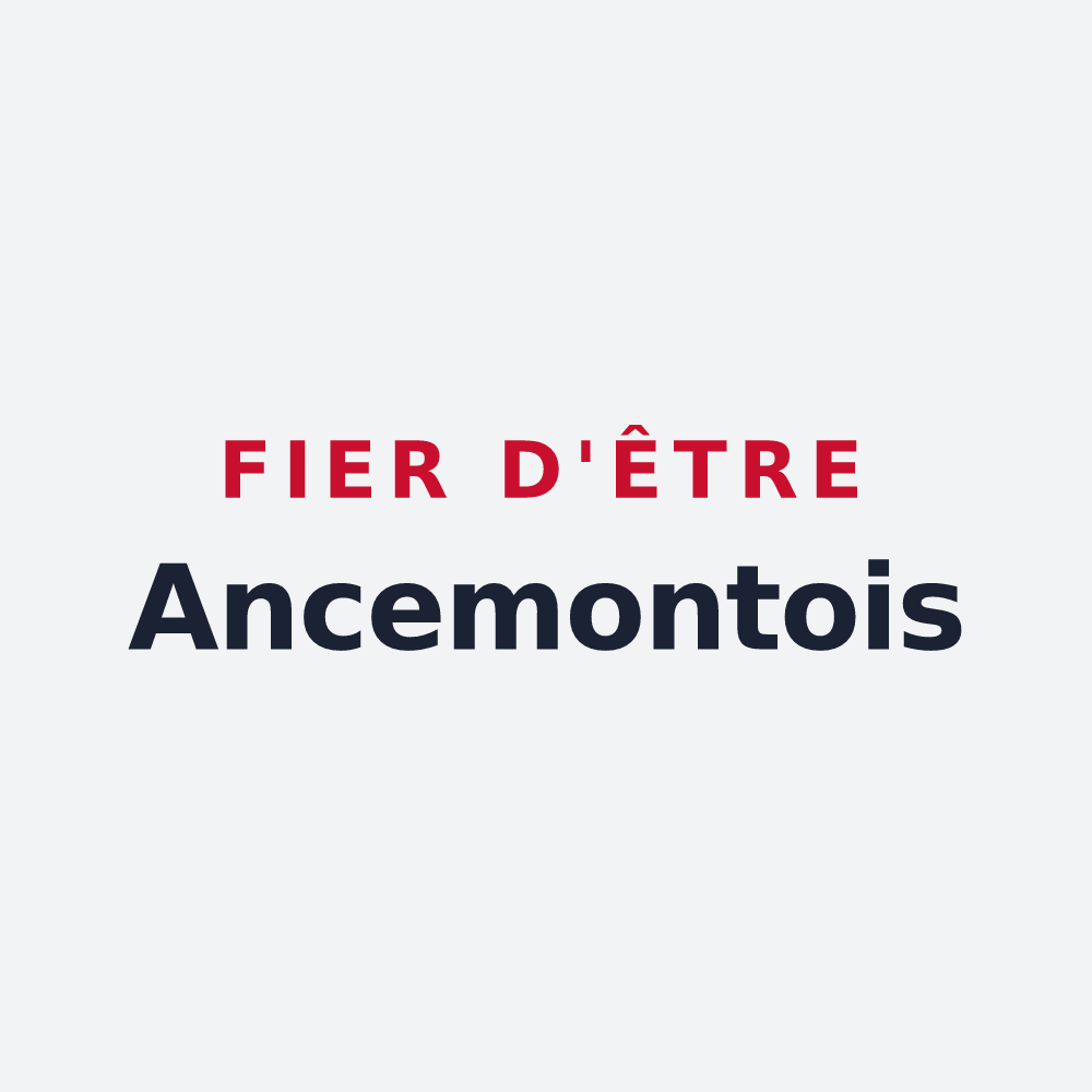 Poster « Fier d'être Ancemontois » — design pour Ancemont