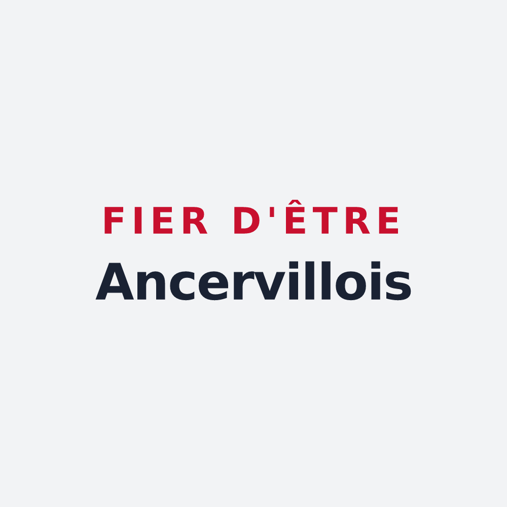 Poster « Fier d'être Ancervillois » — design pour Ancerville