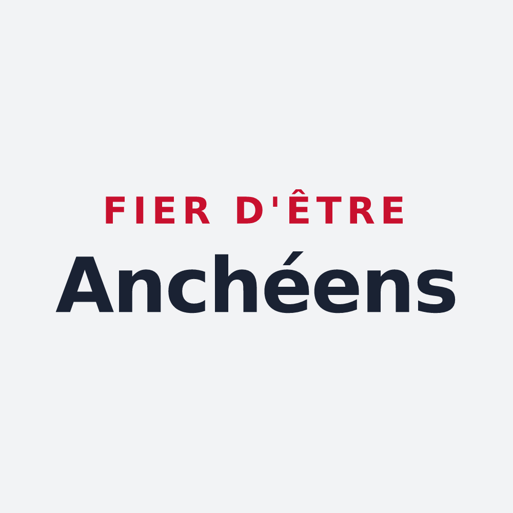Poster « Fier d'être Anchéens » — design pour Anché