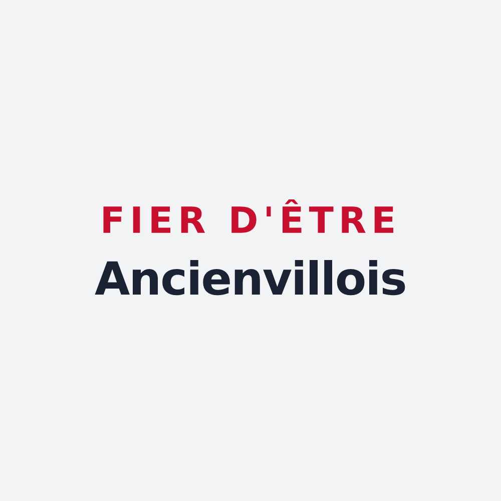 Poster « Fier d'être Ancienvillois » — design pour Ancienville