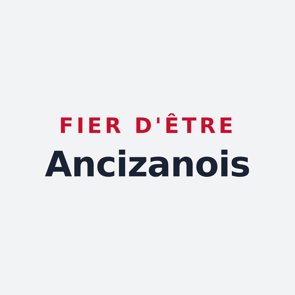 Poster « Fier d'être Ancizanois » — design pour Ancizan