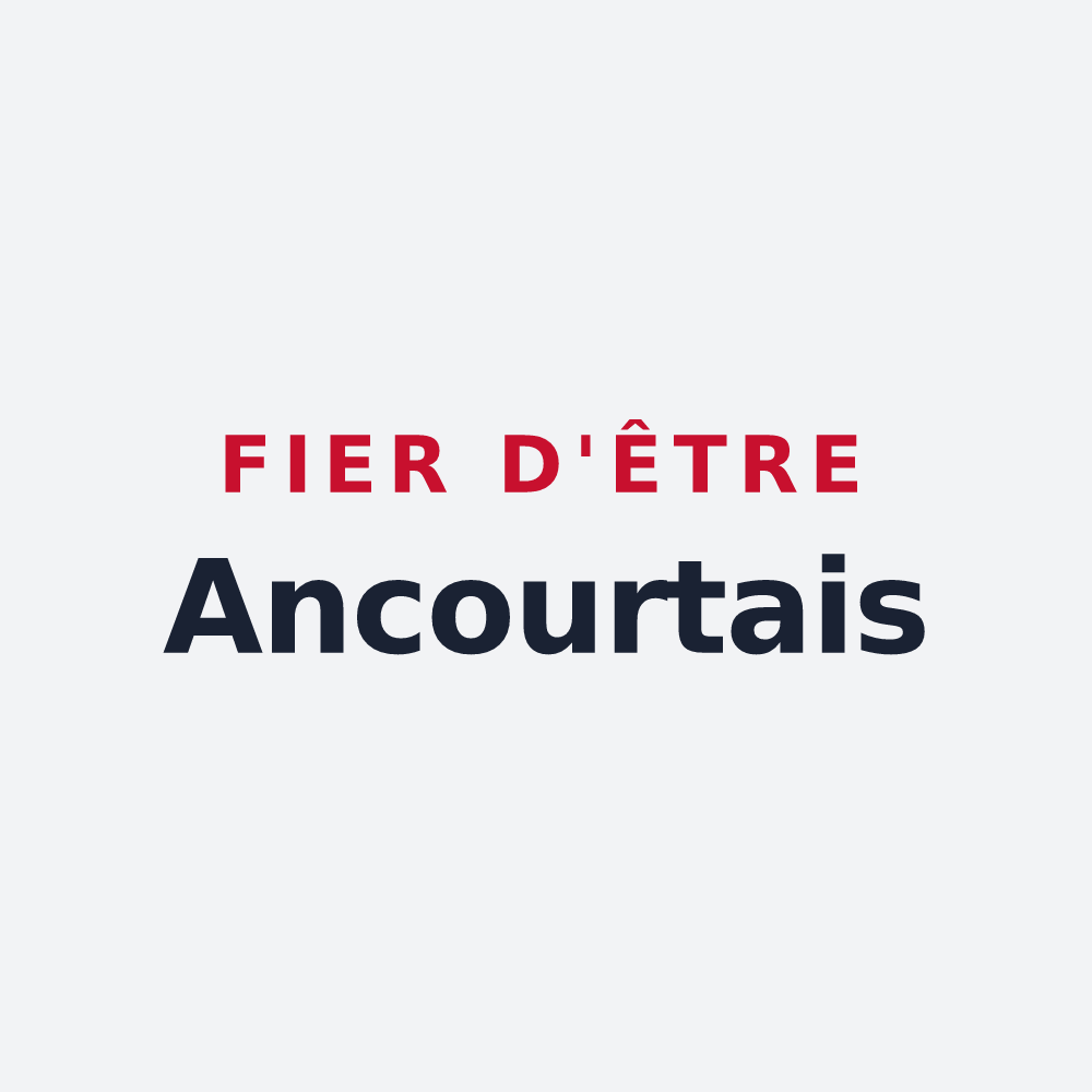 Poster « Fier d'être Ancourtais » — design pour Ancourt