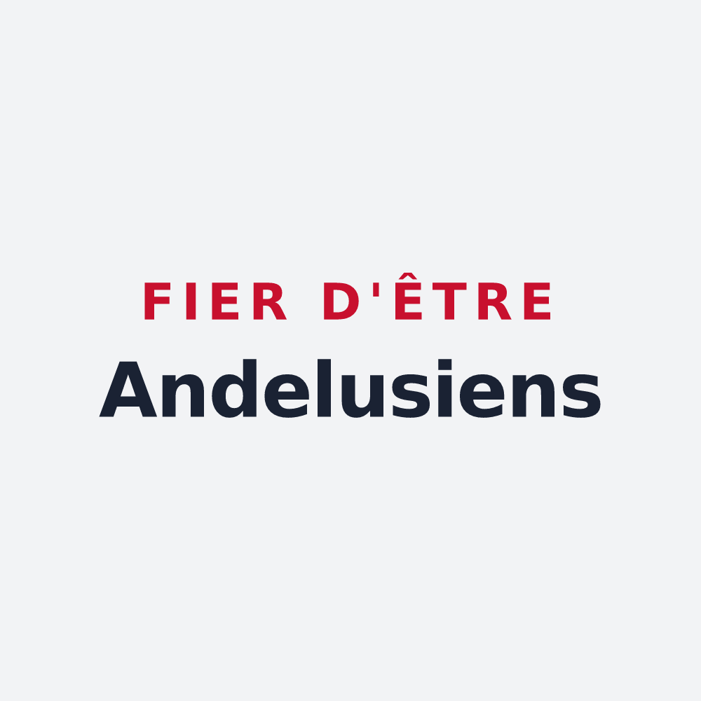 Poster « Fier d'être Andelusiens » — design pour Andelu