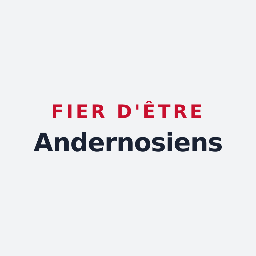 Poster « Fier d'être Andernosiens » — design pour Andernos-les-Bains