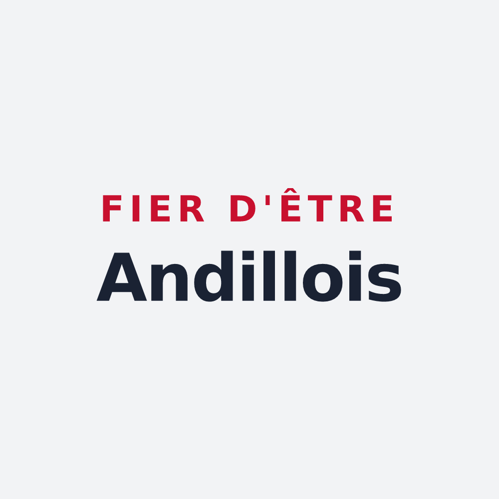 Poster « Fier d'être Andillois » — design pour Andilly
