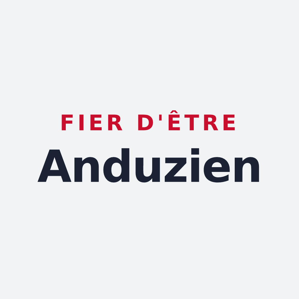 Poster « Fier d'être Anduzien » — design pour Anduze