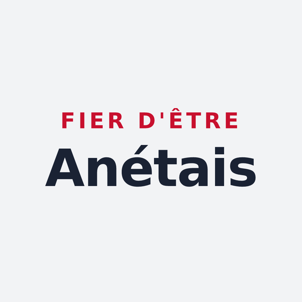 Poster « Fier d'être Anétais » — design pour Anet
