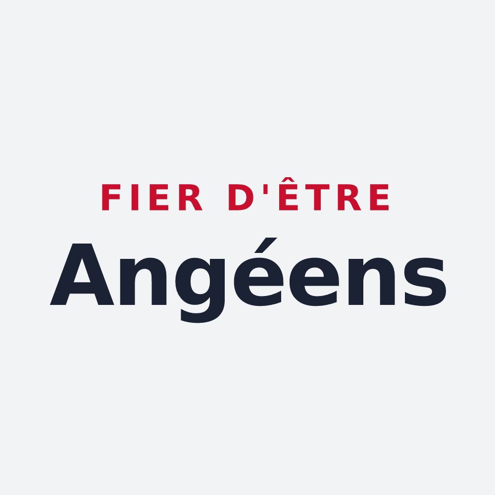 Poster « Fier d'être Angéens » — design pour Angé