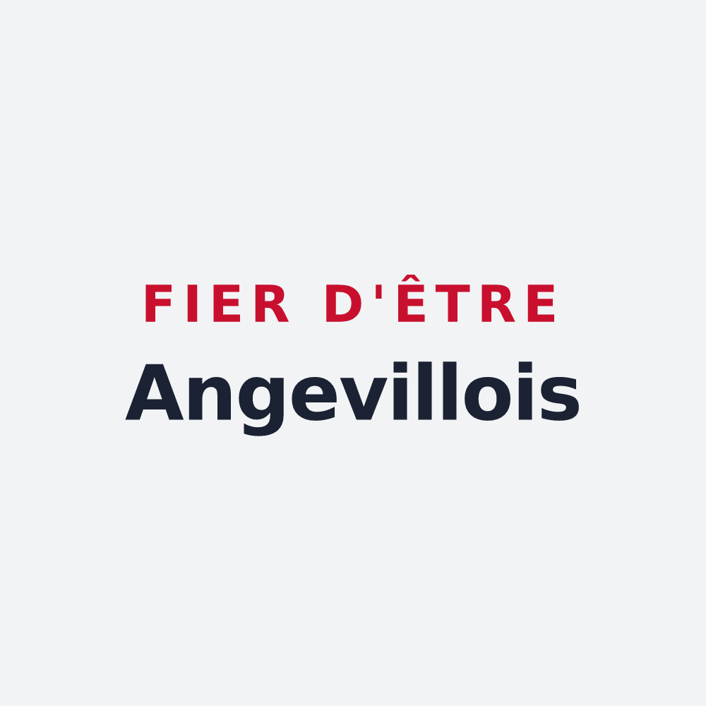 Poster « Fier d'être Angevillois » — design pour Angevillers