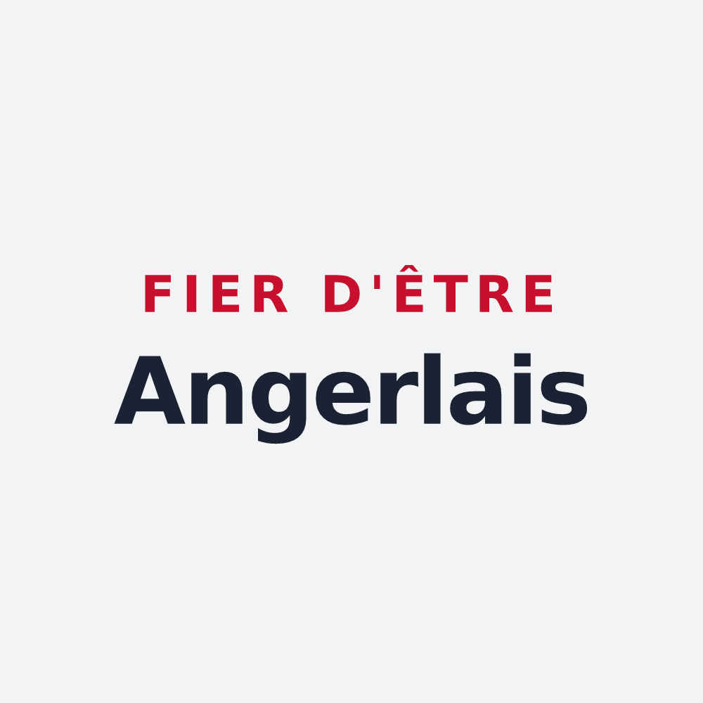 Poster « Fier d'être Angerlais » — design pour Angiens