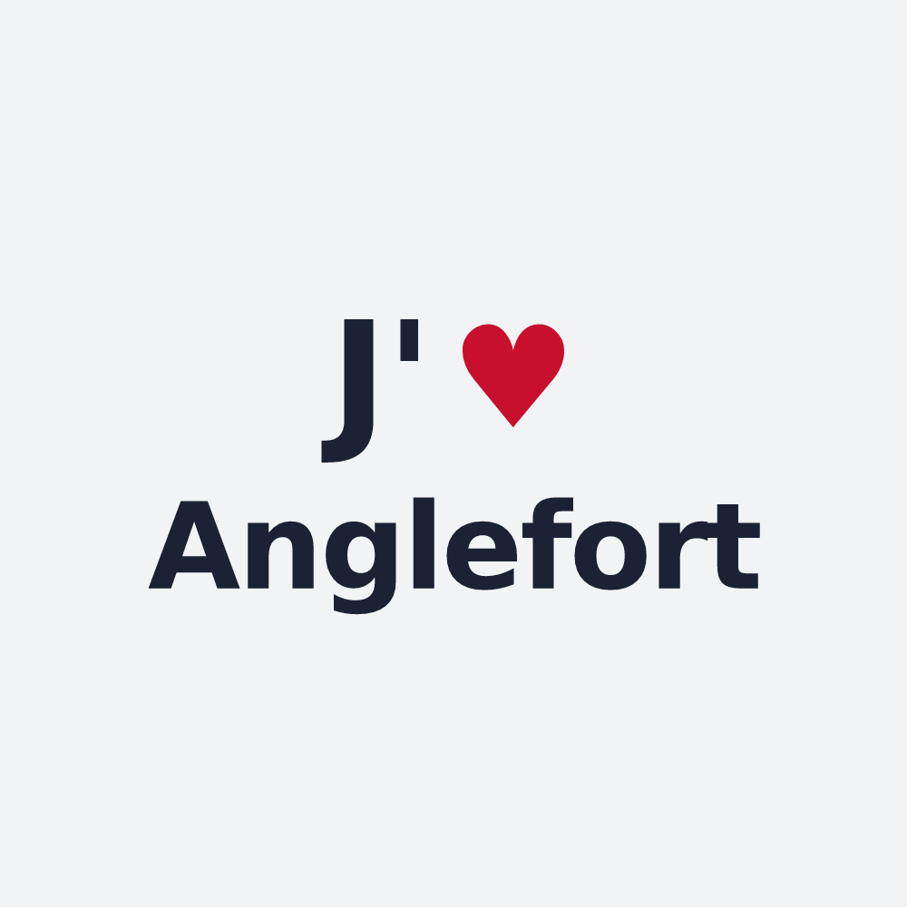 Poster personnalisé Anglefort — design J'aime Anglefort