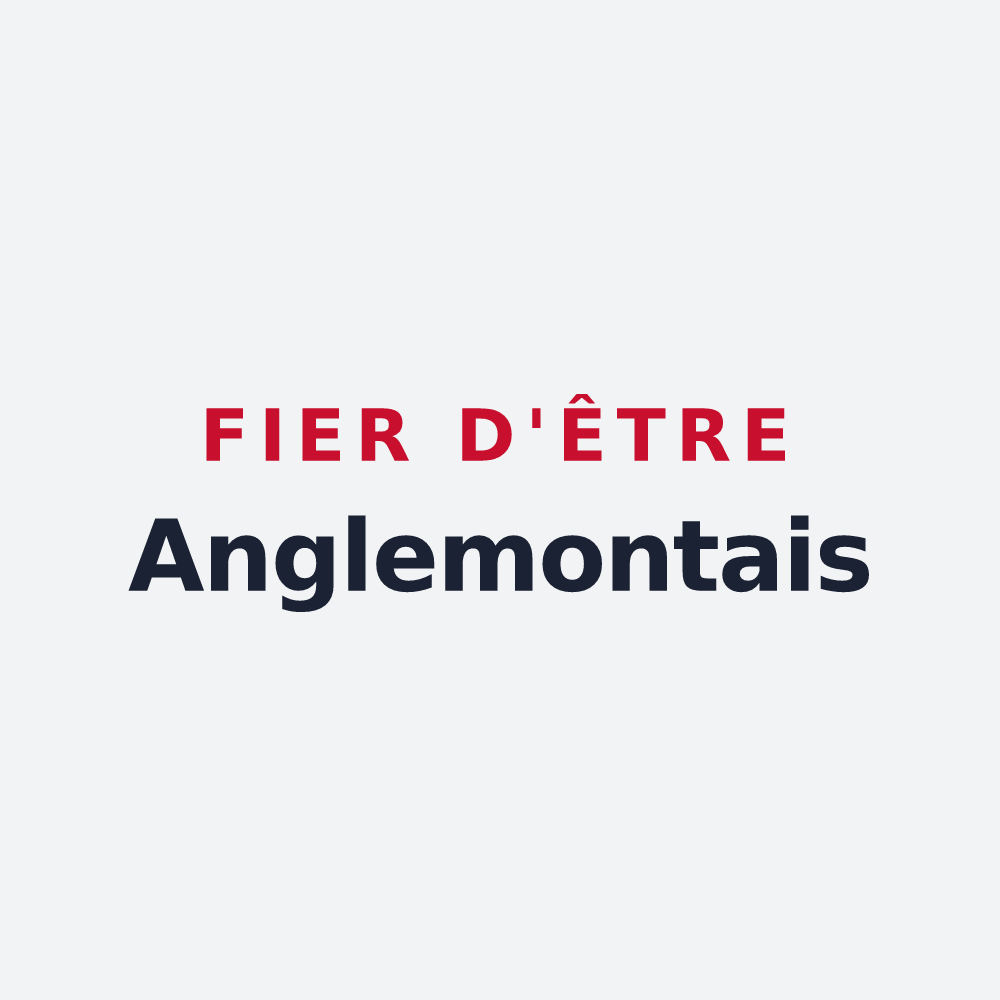 Poster « Fier d'être Anglemontais » — design pour Anglemont