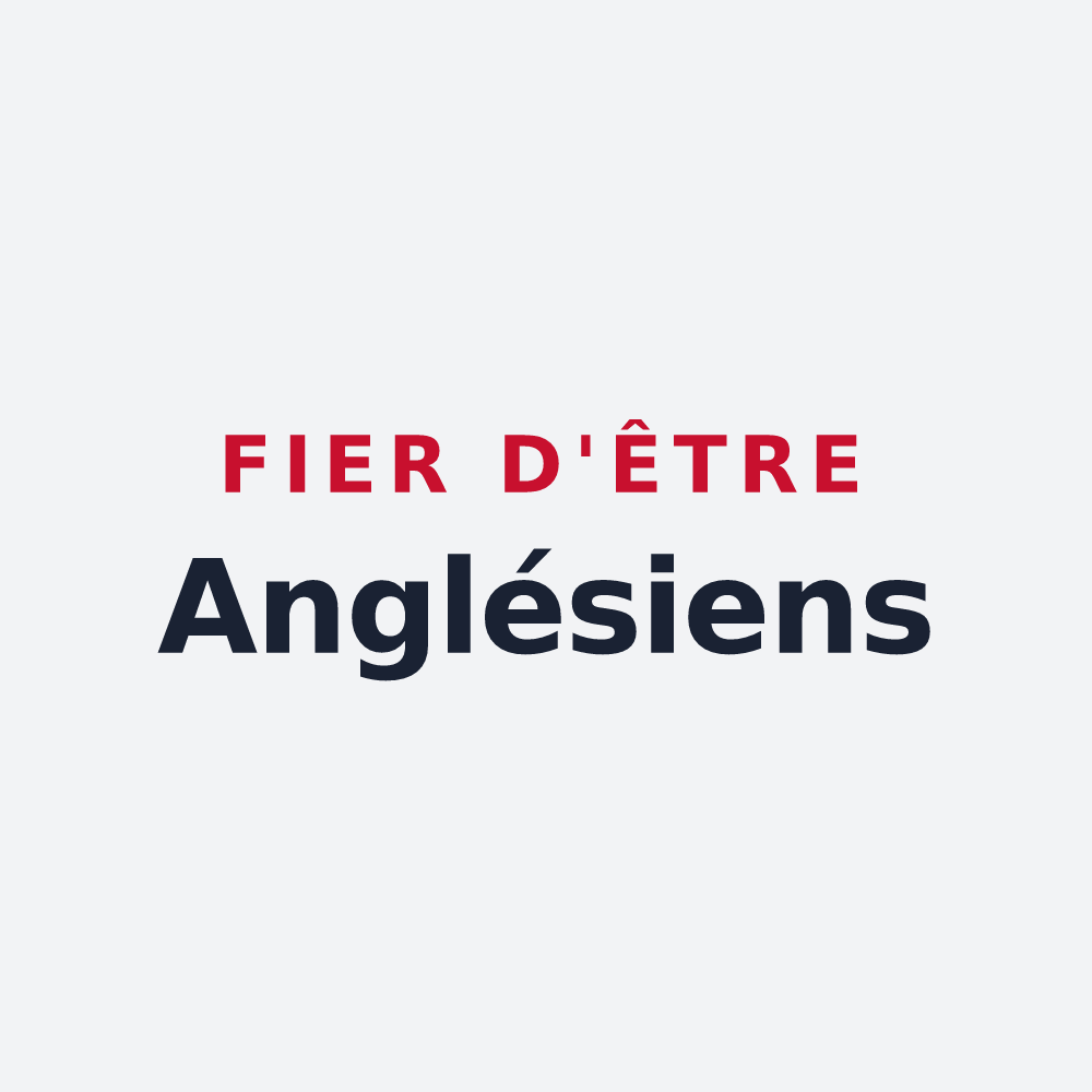 Poster « Fier d'être Anglésiens » — design pour Angliers