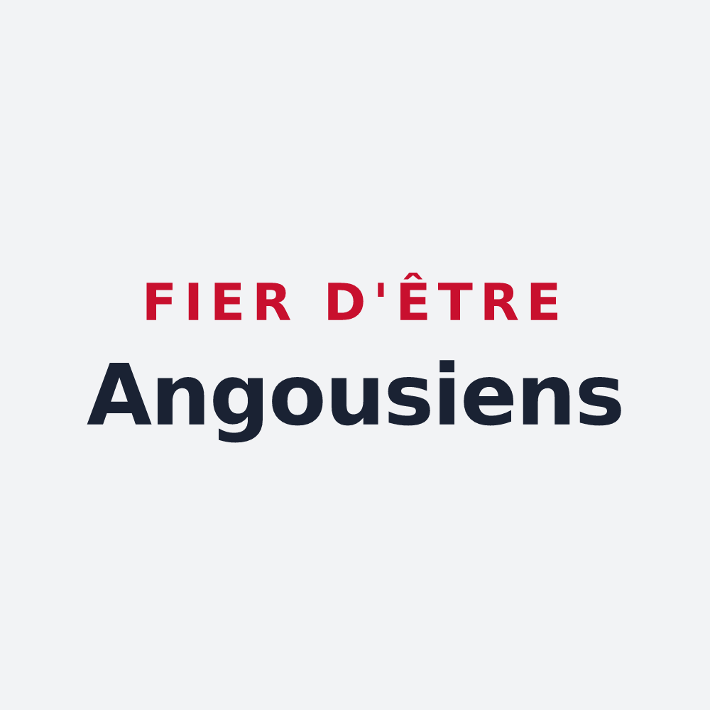 Poster « Fier d'être Angousiens » — design pour Angous