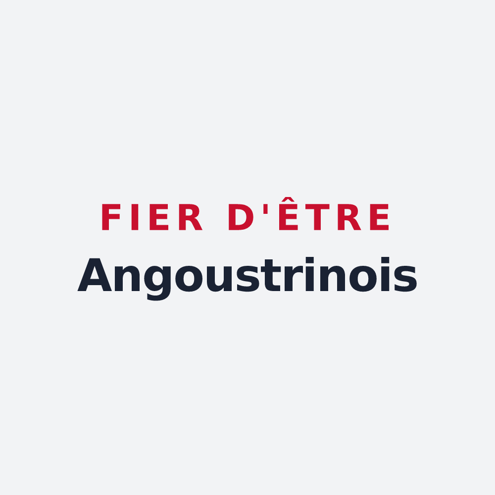 Poster « Fier d'être Angoustrinois » — design pour Angoustrine-Villeneuve-des-Escaldes