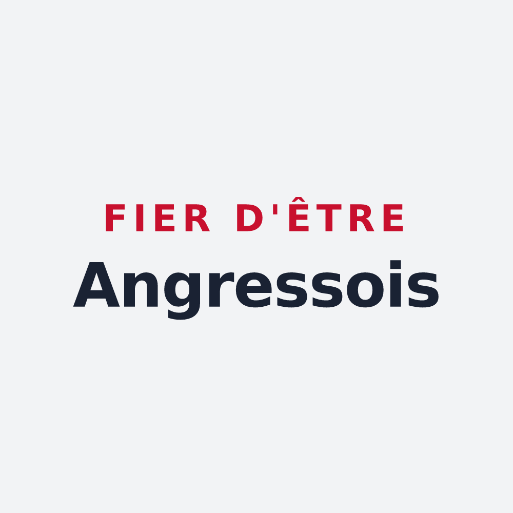 Poster « Fier d'être Angressois » — design pour Angresse